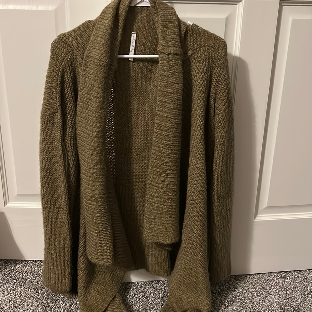 Willow & Clay | Waterfall Brown Cardigan Sweater